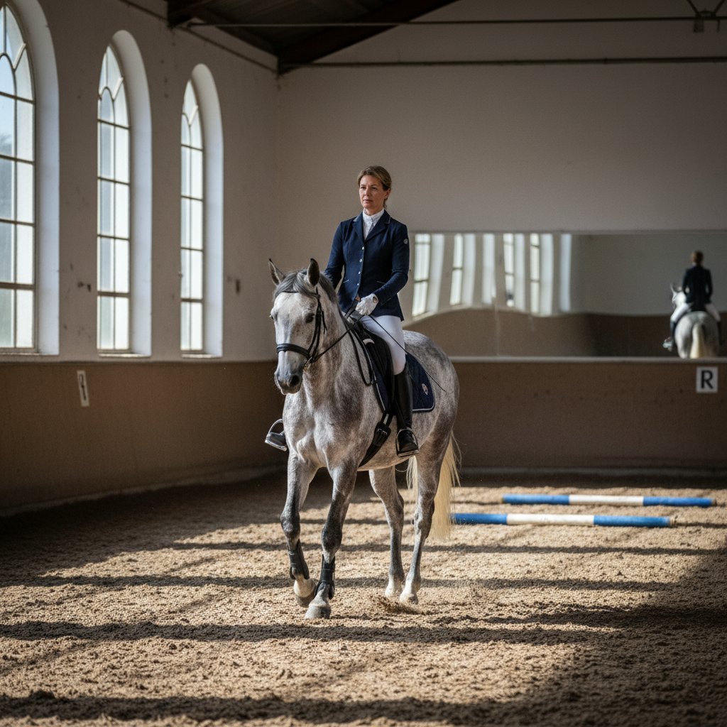 Equestrian coaching at Gejero